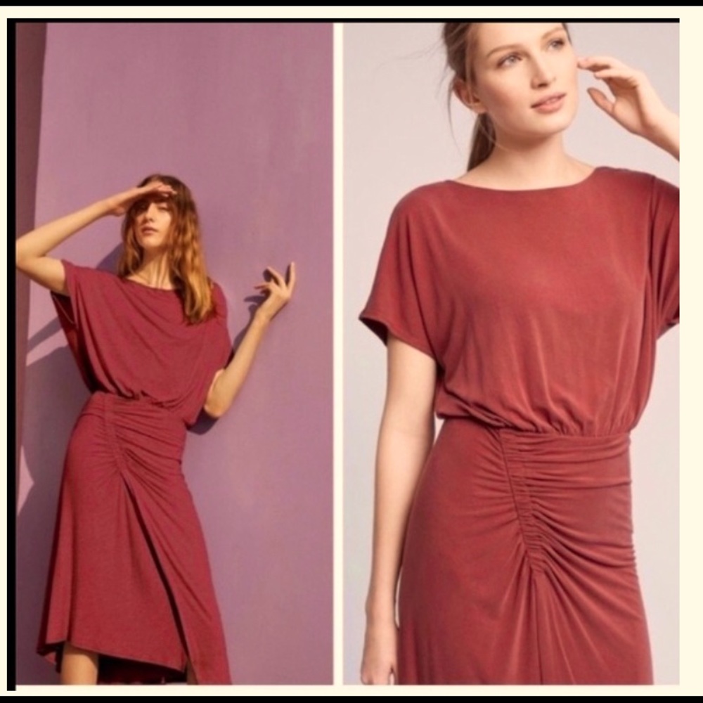 Moulinette Soeurs Maroon Dress in Medium Petite